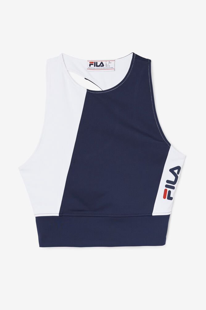 Fila Millie Tank Top Navy - Womens - 57382LQBK